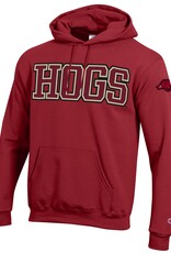 Champion Razorback HOGS Chenille Powerblend Hood