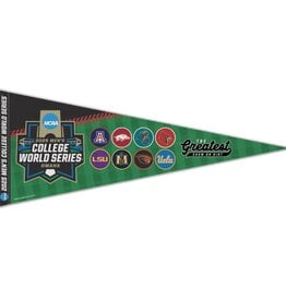 Wincraft Razorback 2025 CWS 8 Team Collectors Premium Pennant