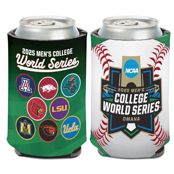 Wincraft Razorback 2025 CWS 8 Team 12 OZ Can Cooler