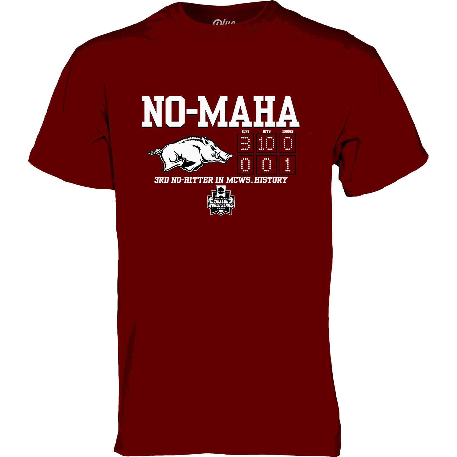 Blue 84 Razorback 2025 NCAA CWS NO-MAHA!