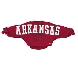 Pressbox Razorback Womens 2025 FLANNIGAN Oversized Fleece