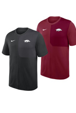 Razorback NIKE Coaches Top UV Dri Fit Short Sleeve