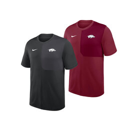 Razorback NIKE Coaches Top UV Dri Fit Short Sleeve