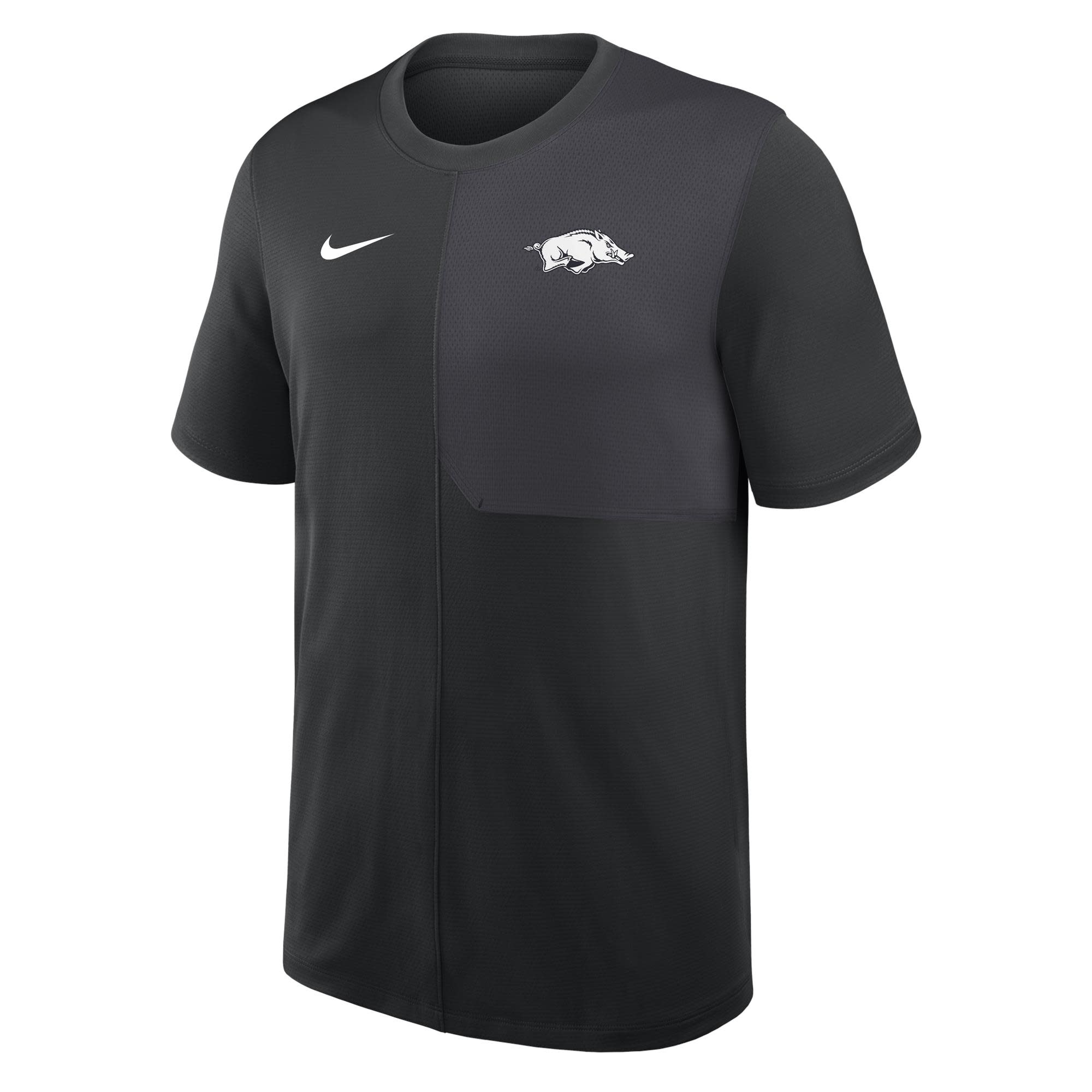 Razorback NIKE Coaches Top UV Dri Fit Short Sleeve