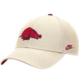 Razorback NIKE Rise Structured Vintage Logo Dri-Fit Hat 