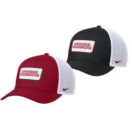 Razorback NIKE Rise Pinch Panel Mesh Authentic Team Issue Hat