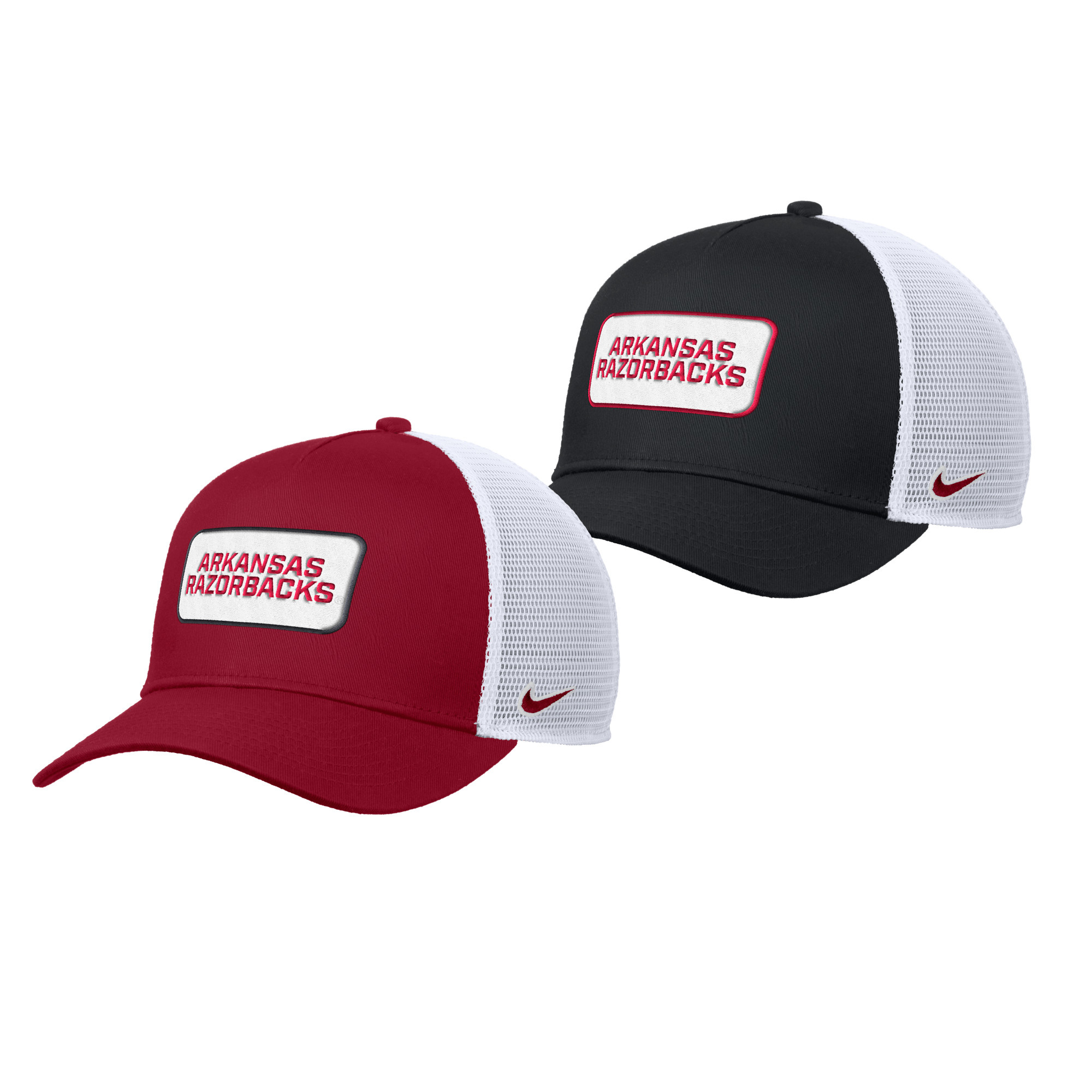 Razorback NIKE Rise Pinch Panel Mesh Authentic Team Issue Hat
