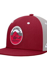 Razorback NIKE Pro Flatbill Colorblock Hat