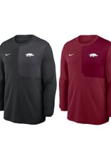Razorback NIKE Dri-Fit Coaches Pullover Long Sleeve  UV Top