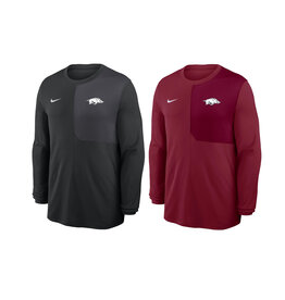 Razorback NIKE Dri-Fit Coaches Pullover Long Sleeve  UV Top