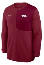 Razorback NIKE Dri-Fit Coaches Pullover Long Sleeve  UV Top