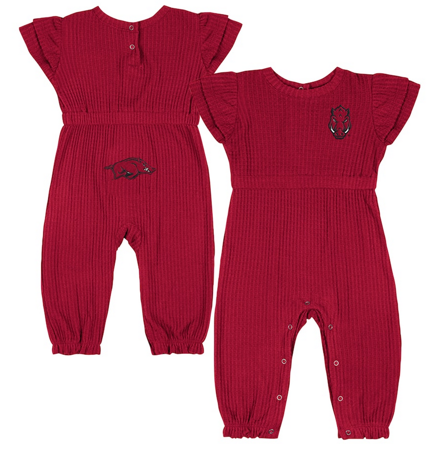 Colosseum Razorback Infant Beautopia Waffle Romper