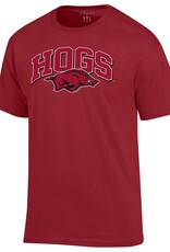 Champion Razorbacks Arched HOGS ov Mascot Basic SST