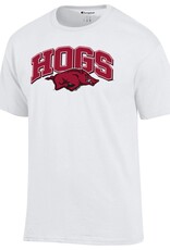 Champion Razorbacks Arched HOGS ov Mascot Basic SST