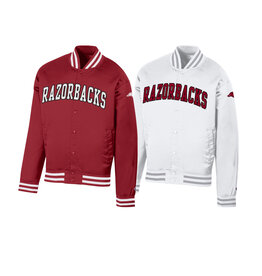 Champion Razorback Superfan Satin Bomber Jacket