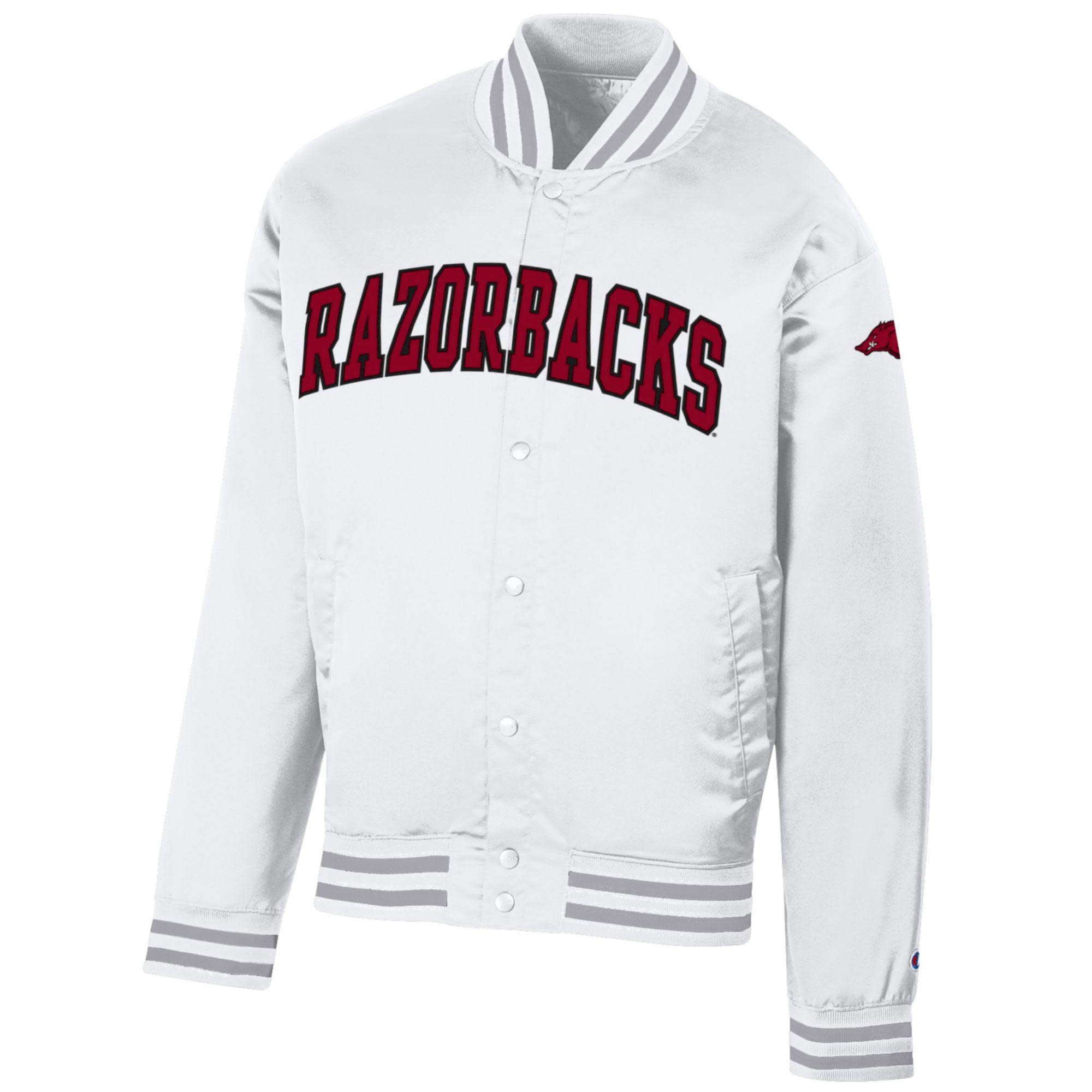 Champion Razorback Superfan Satin Bomber Jacket