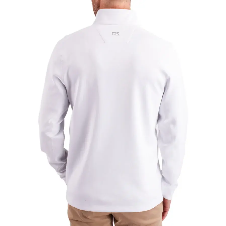 Cutter & Buck Razorback Traverse Stretch Eco Quarter Zip Mens Pullover