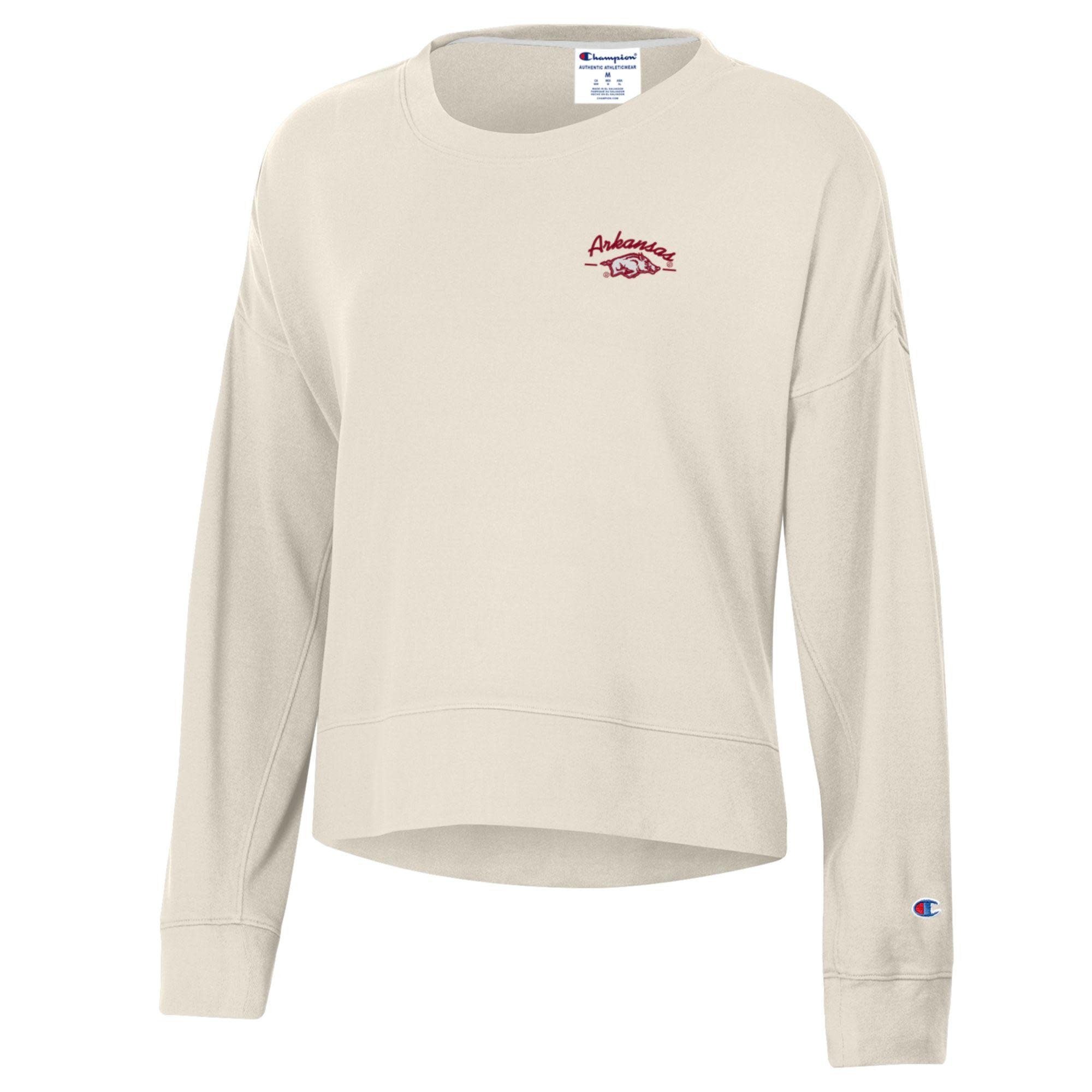 Champion Razorback Women's Sueded Crew