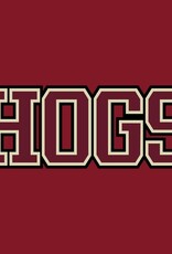 Champion Razorback HOGS Chenille Powerblend Hood