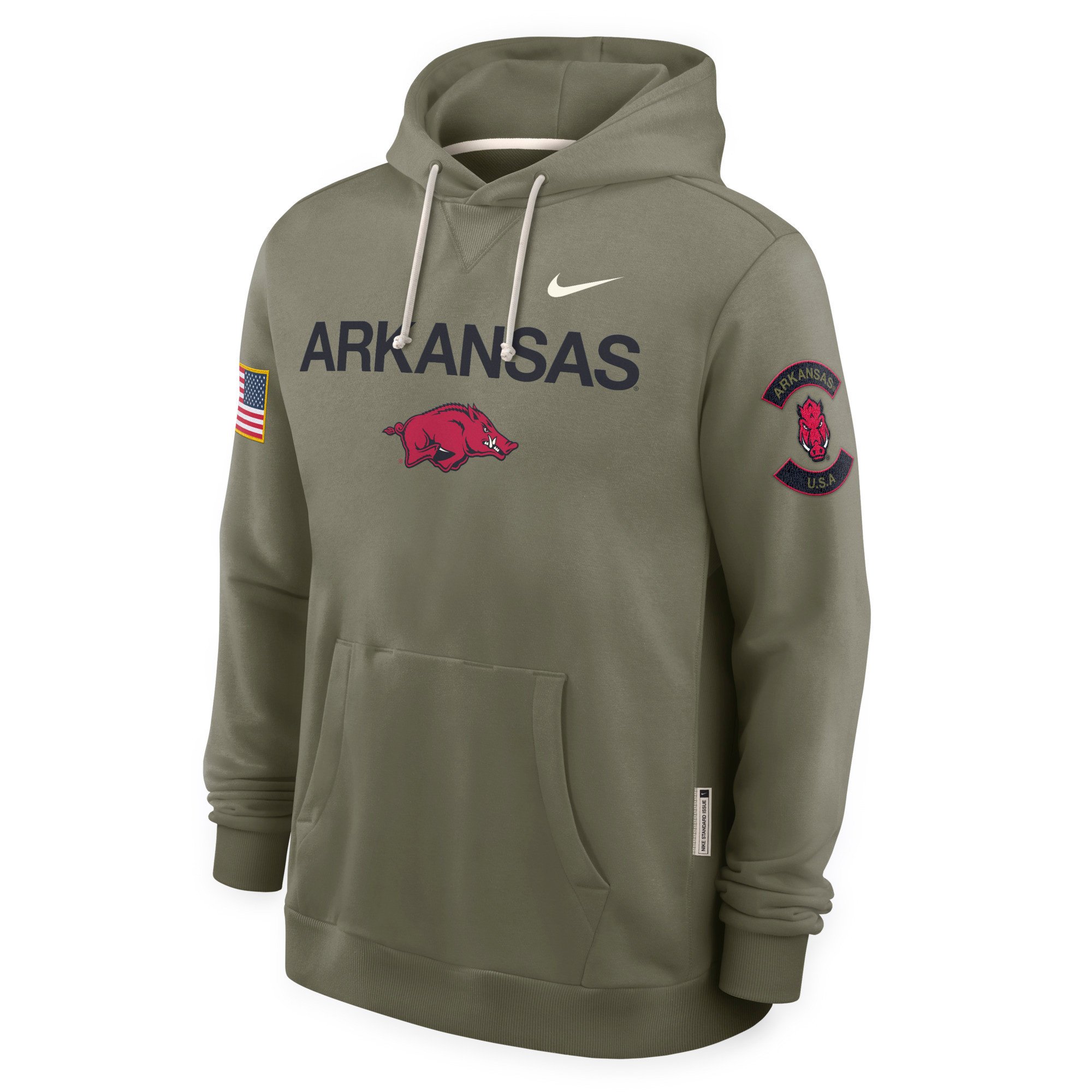 Razorback NIKE Military Appreciation Dri-Fit SI PO Coach Hood