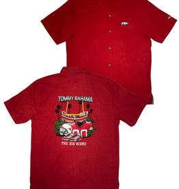 Tommy Bahama Razorback The Big Score Collectors Camp Shirt