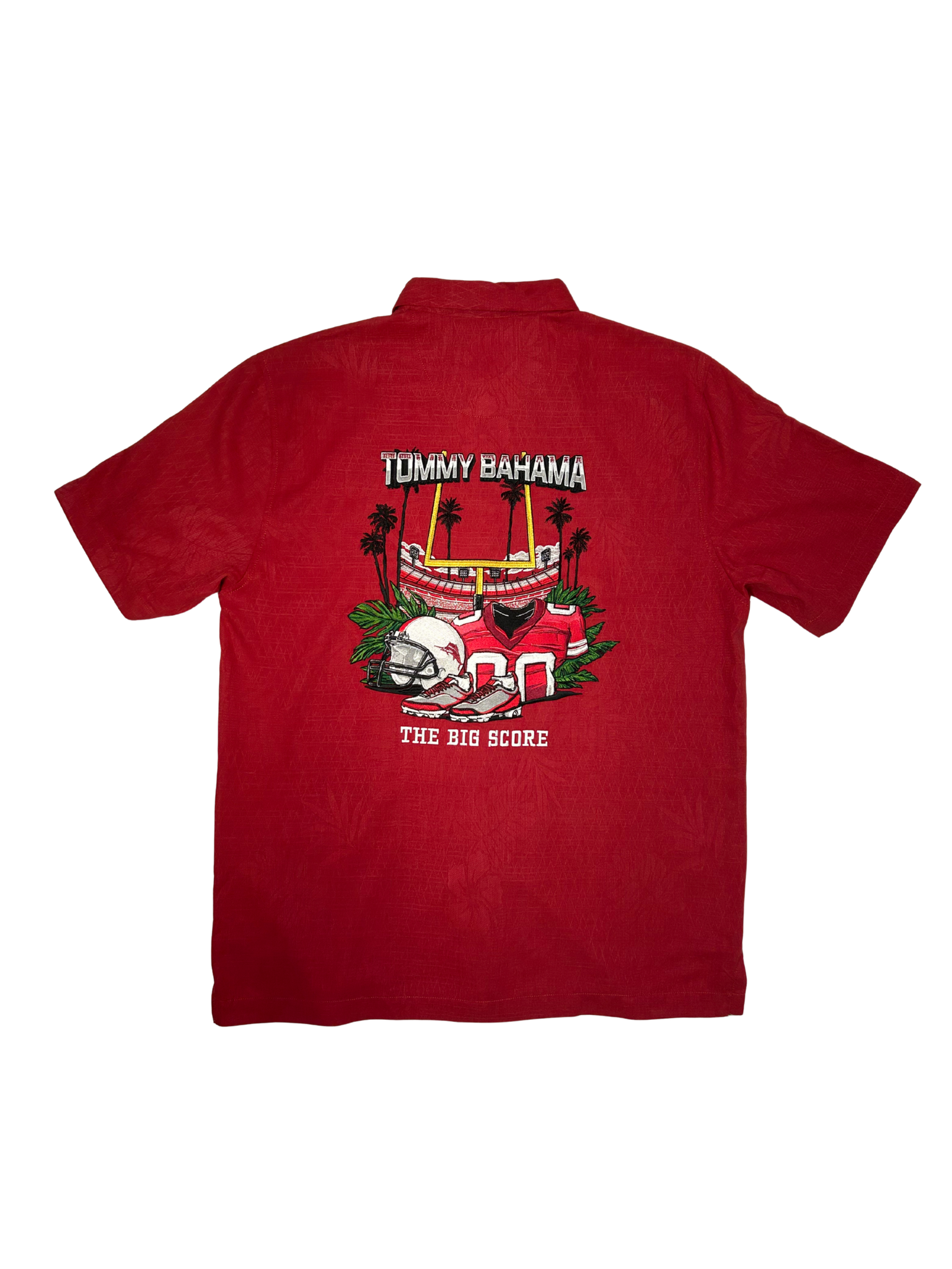 Tommy Bahama Razorback The Big Score Collectors Camp Shirt