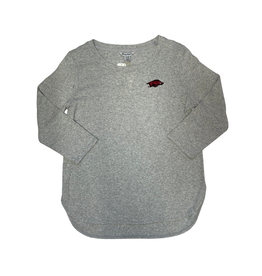 Tommy Bahama Razorback Womens Sport Ashby Rib 3/4 Slv Tee