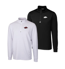 Cutter & Buck Razorback Traverse Stretch Eco Quarter Zip Mens Pullover