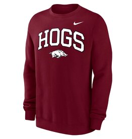 Razorback NIKE HOGS ov Hog Cotton Crew 25