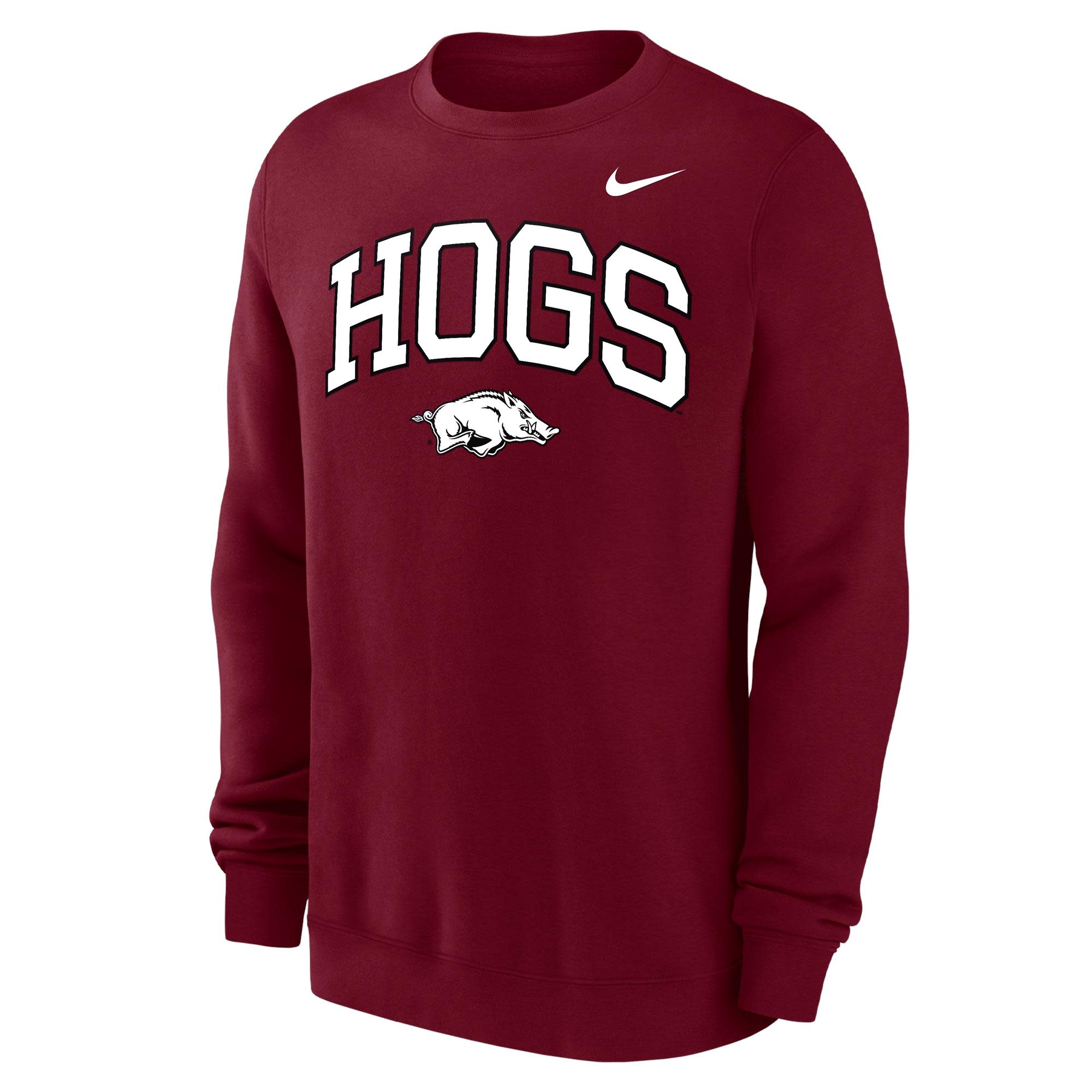 Razorback NIKE HOGS ov Hog Cotton Crew 25