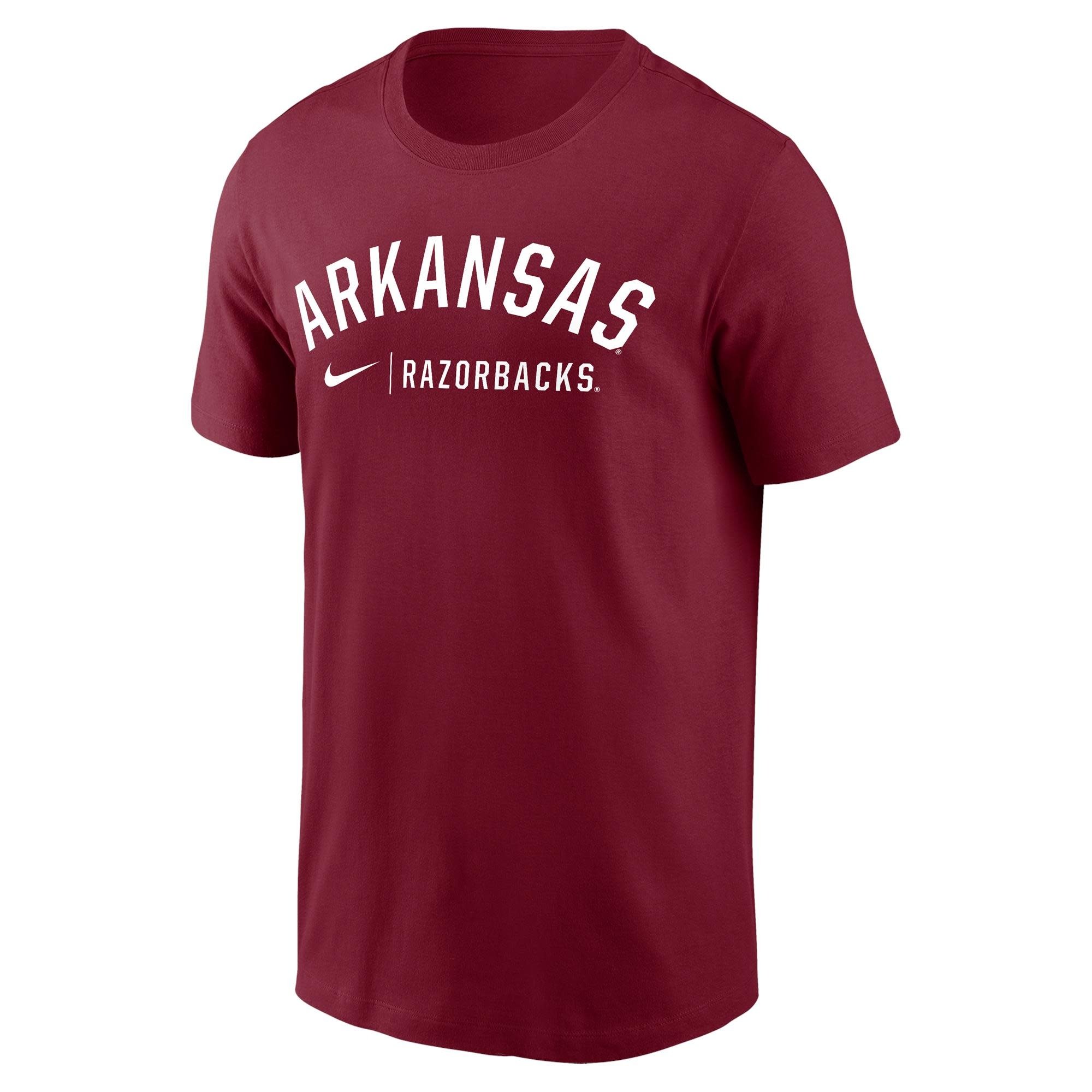 Razorback NIKE Dri-Fit Arched Arkansas Cotton SST