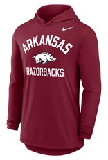 Arkansas Razorback NIKE Dri-Fit Hooded Cotton LST 25