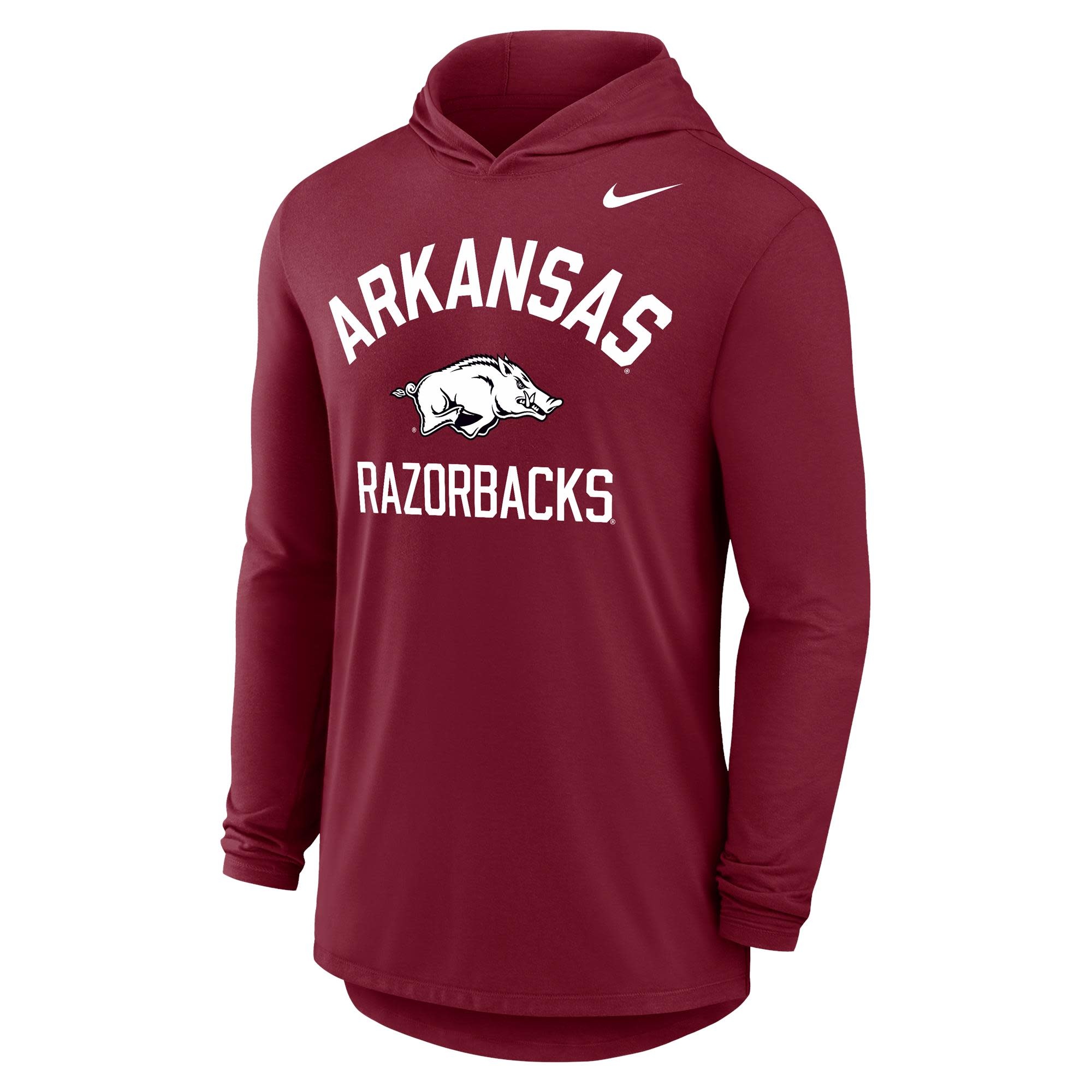 Arkansas Razorback NIKE Dri-Fit Hooded Cotton LST 25