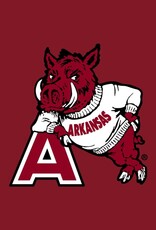 Champion Razorback Hog Leaning On A Polo