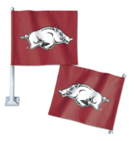 Wincraft Razorback Running Hog 11.75" x 14" Car Flag