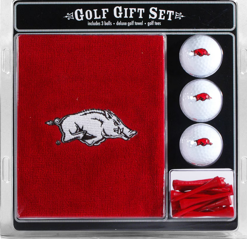 Wincraft Arkansas Razorback Golf Gift Set