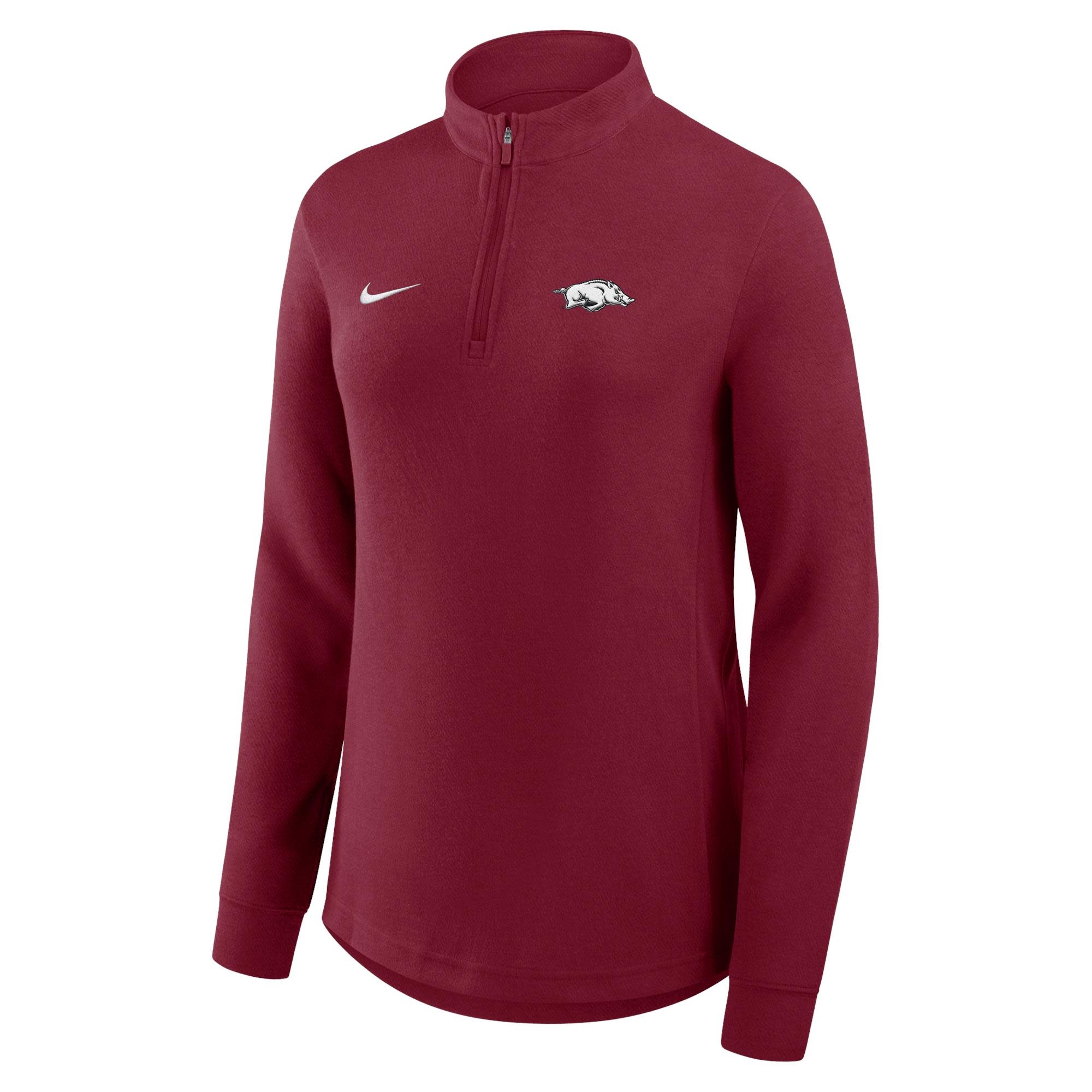 Razorback NIKE Womens Dri-Fit Team Authentic 1/4 Zip