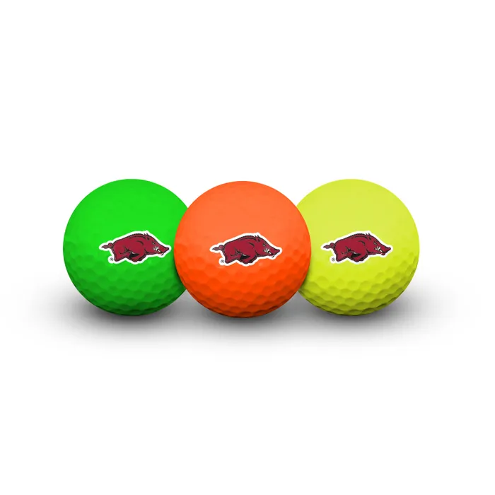 Razorback 3 Pack Neon Golf Balls