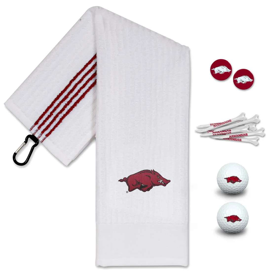 Wincraft Arkansas Razorback Golf Gift Set