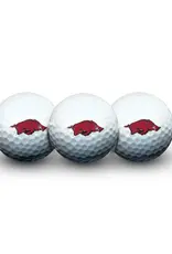 Wincraft Razorback 3 Pack White Golf Balls