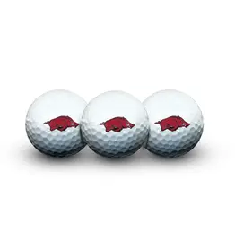 Wincraft Razorback 3 Pack White Golf Balls