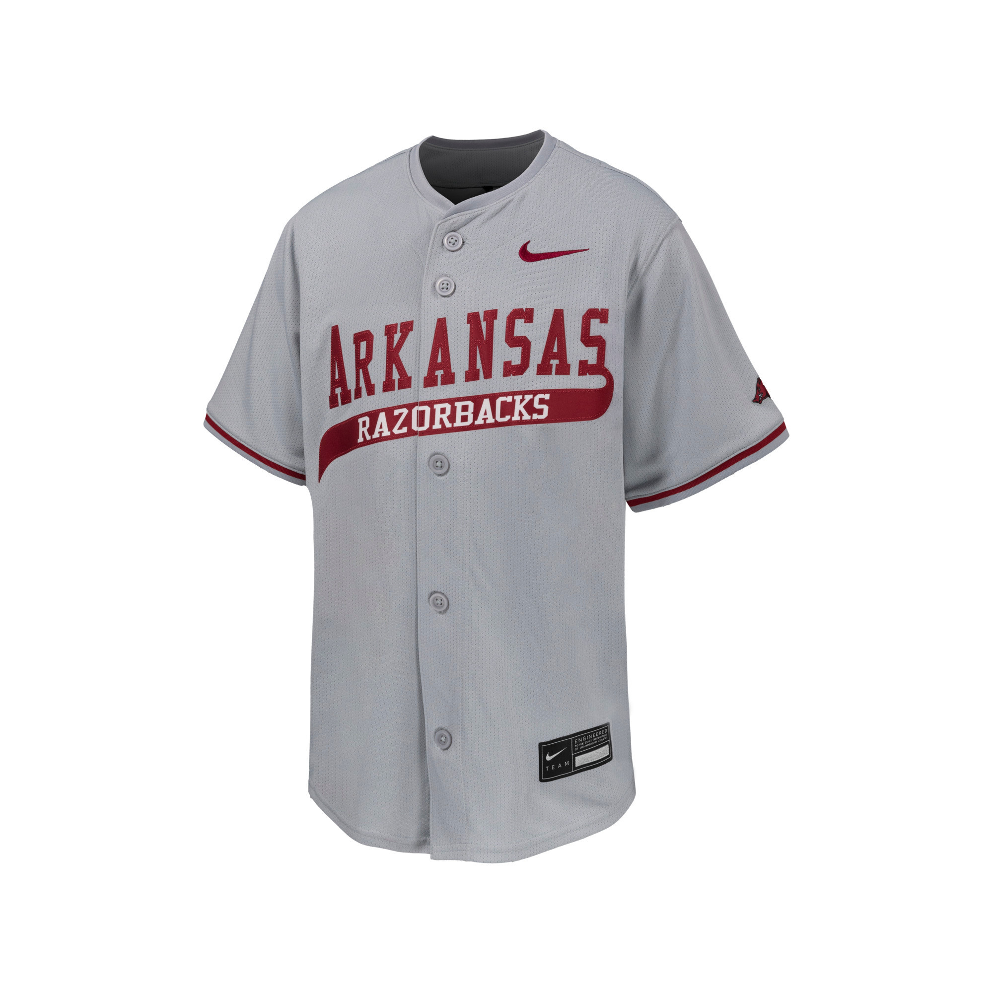 Razorback Official NIKE Youth Baseball Jersey 26