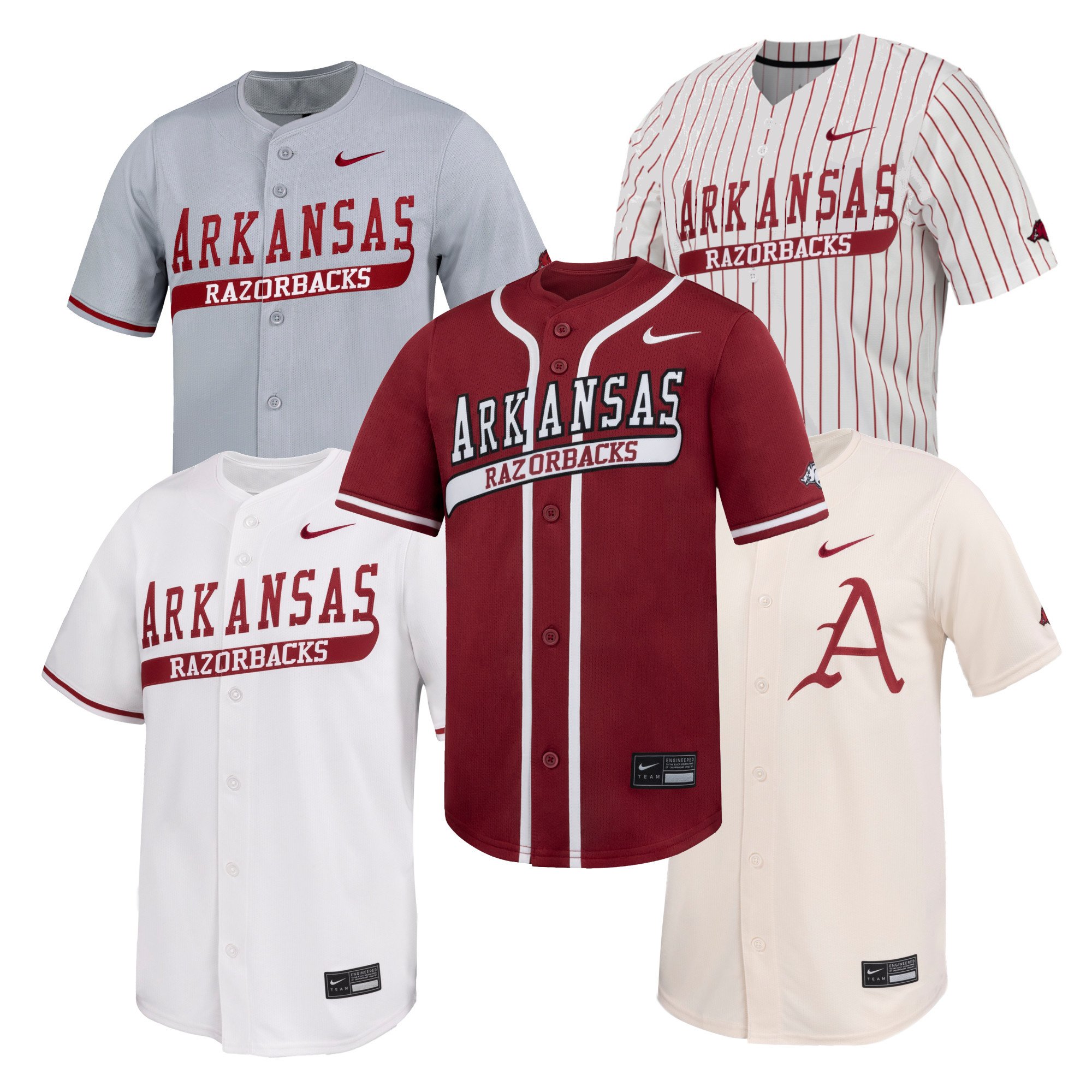 Razorback NIKE Adult Official Replica Baseball Jersey 26