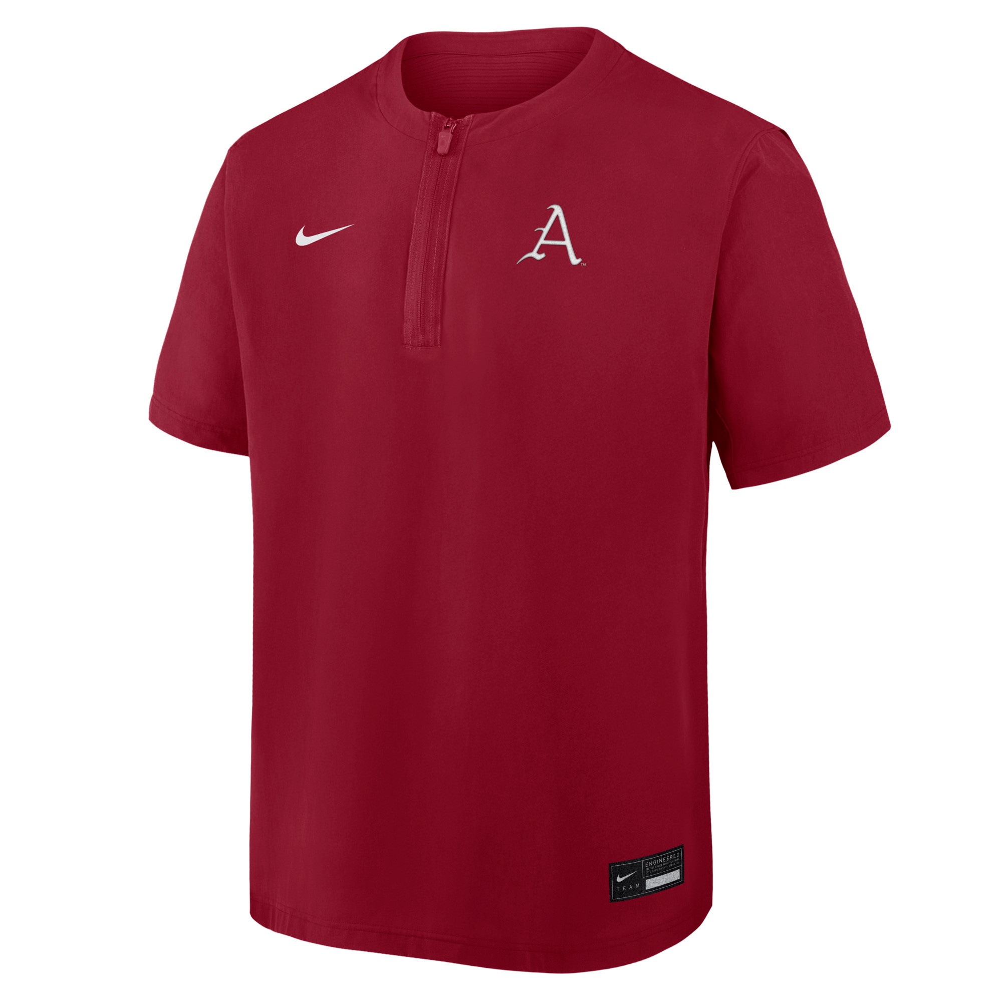 Razorback Official On Field Baseball NIKE Short Sleeve Windshirt