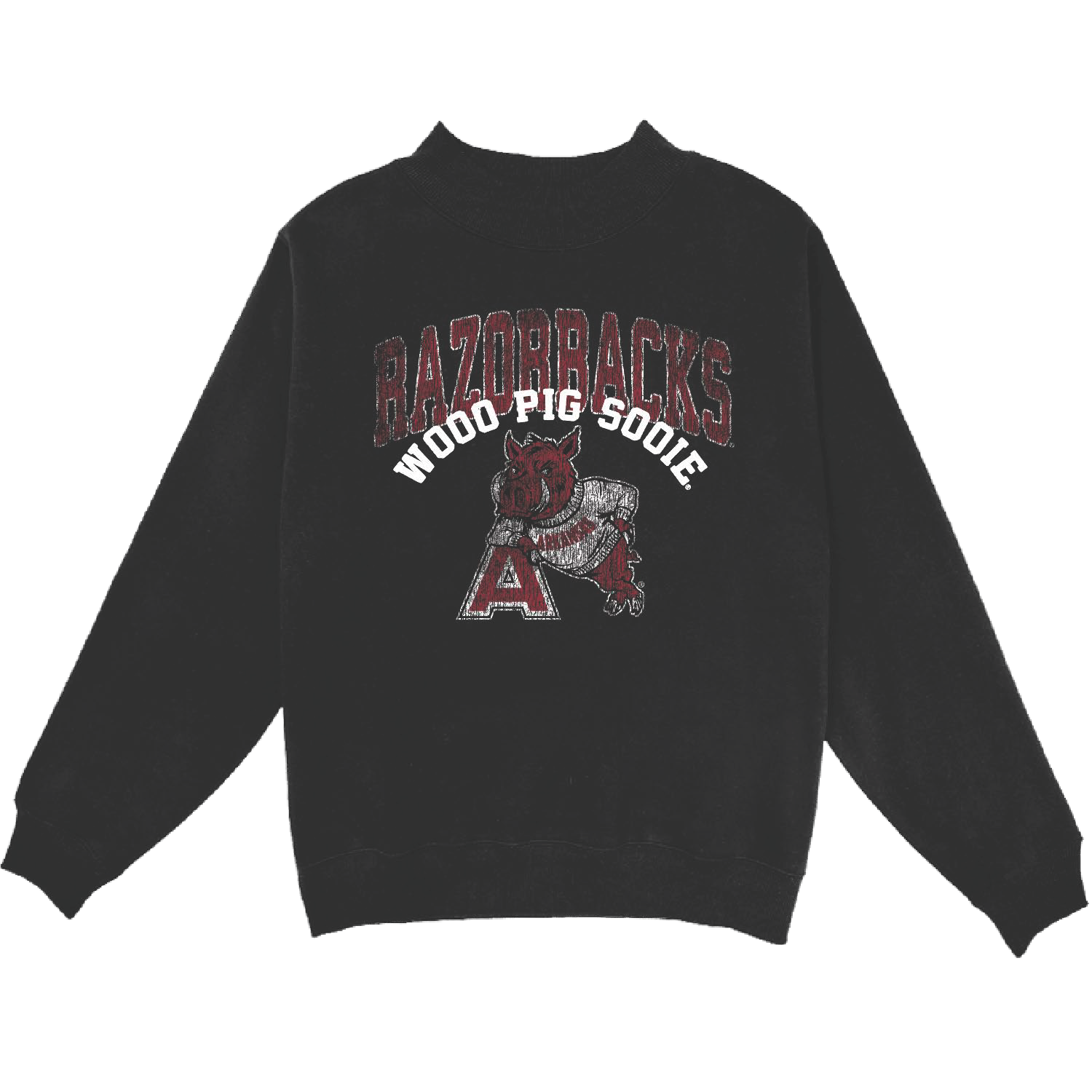 Blue 84 2026 Razorback Women's CCMN Mock Neck Crew