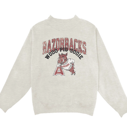 Blue 84 2026 Razorback CCMN Mock Neck Crew