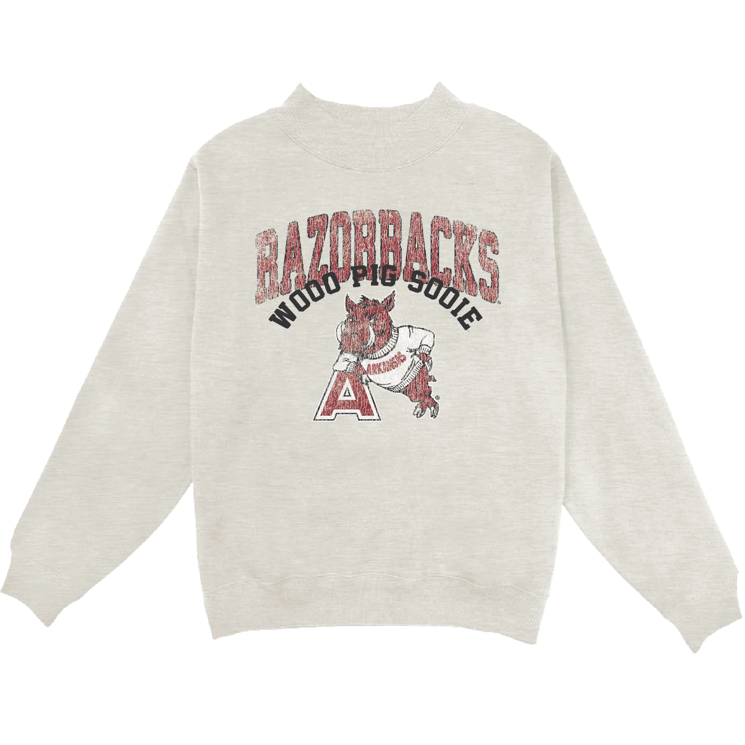 Blue 84 2026 Razorback Women's CCMN Mock Neck Crew