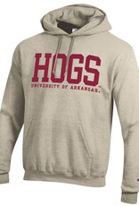 Champion Razorback Powerblend HOGS Contrasting  Versa Twill Hood