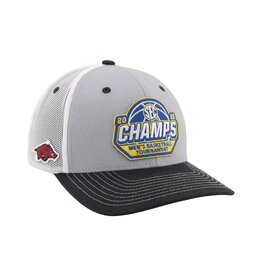 Zephyr Razorback SEC 2026 Mens Basketball Tournament Champions Locker Room Hat
