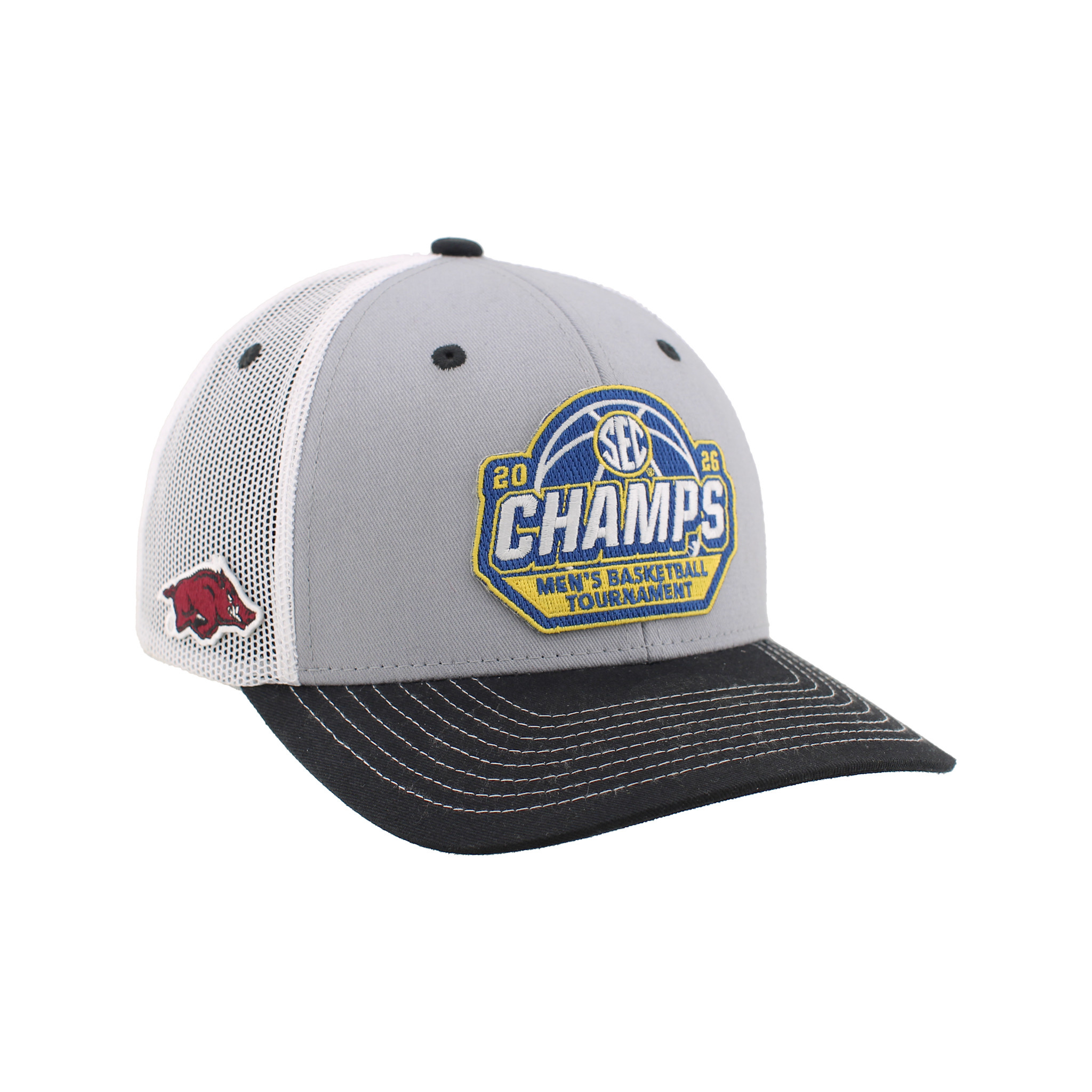 Zephyr Razorback SEC 2026 Mens Basketball Tournament Champions Locker Room Hat
